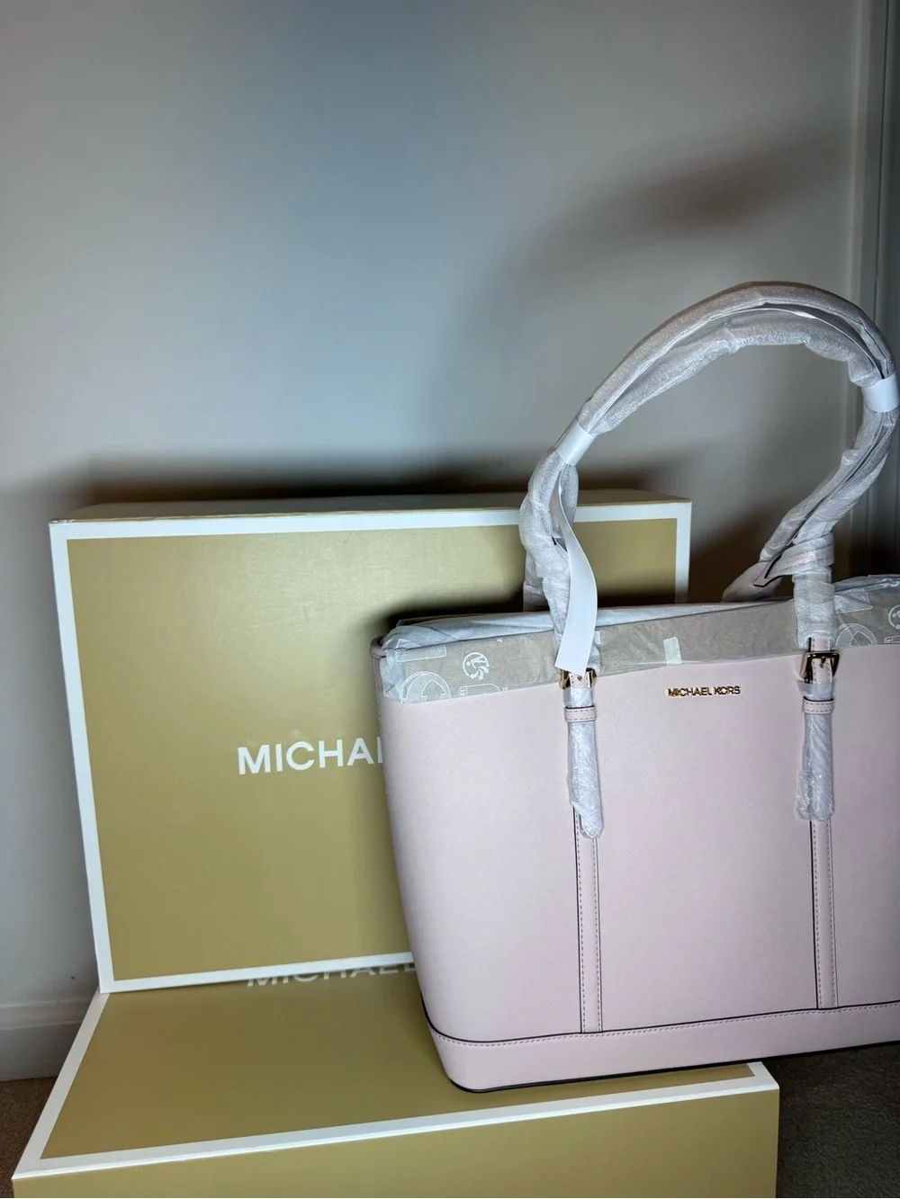 Michael Kors Blush Pink Saffiano Tote